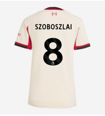 Liverpool Dominik Szoboszlai #8 Replik Auswärtstrikot Damen 2025-26 Kurzarm